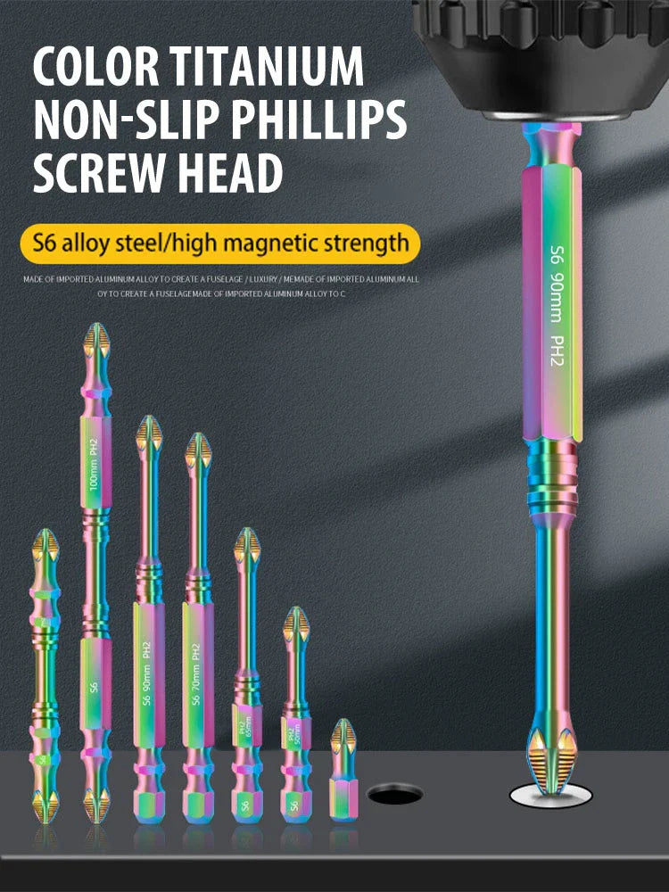 Magnetic Titanium Impact Anti-Slip Screw Head - Wholesalus