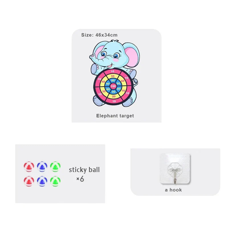 Slingshot Sticky Ball Target Dartboard - Wholesalus