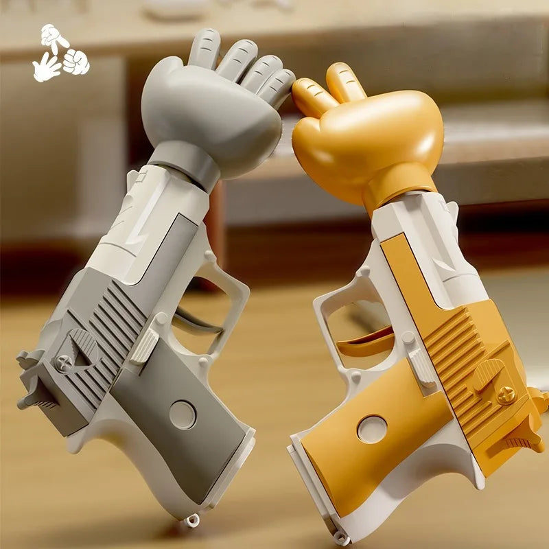 Rock Paper Scissors Gun Toy - Wholesalus