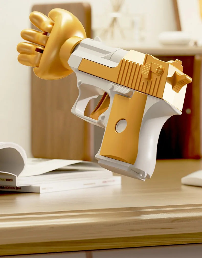 Rock Paper Scissors Gun Toy - Wholesalus