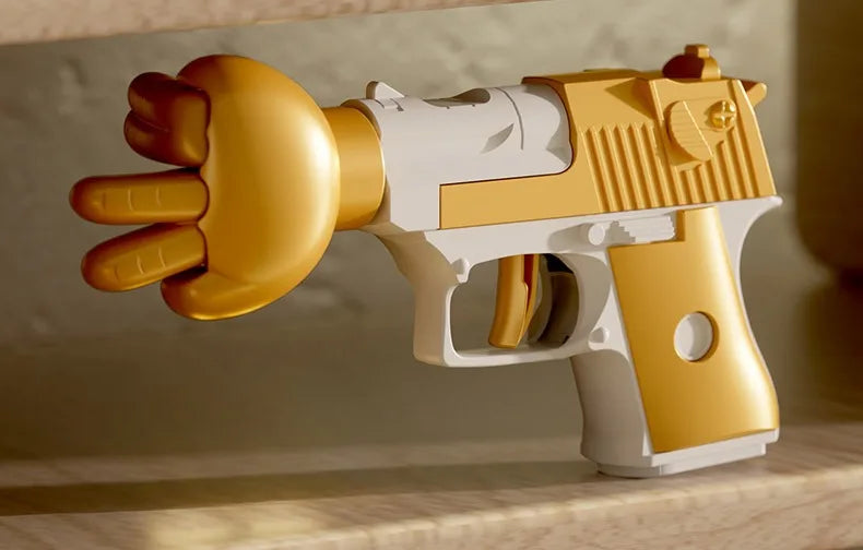 Rock Paper Scissors Gun Toy - Wholesalus
