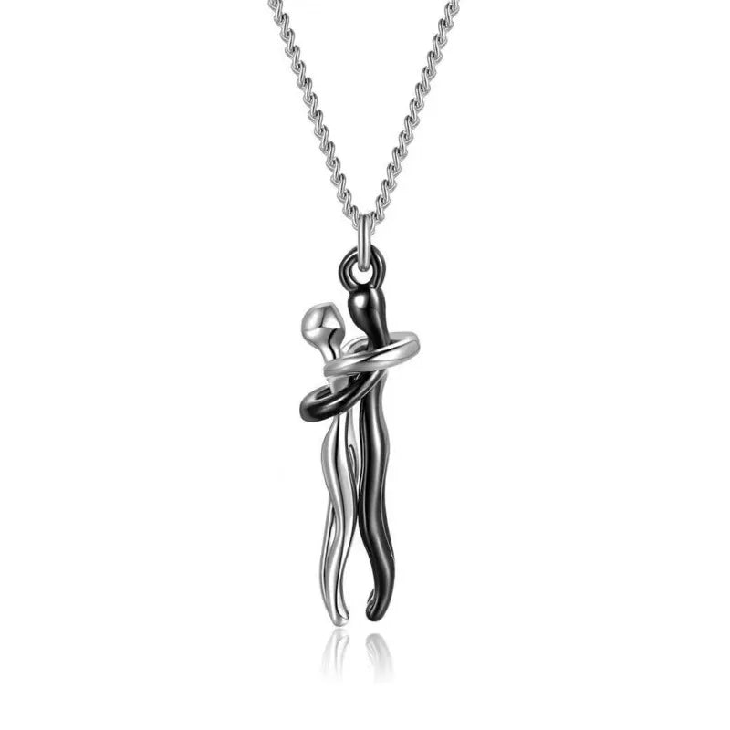 Fashion Hugging Pendant Necklace - Wholesalus