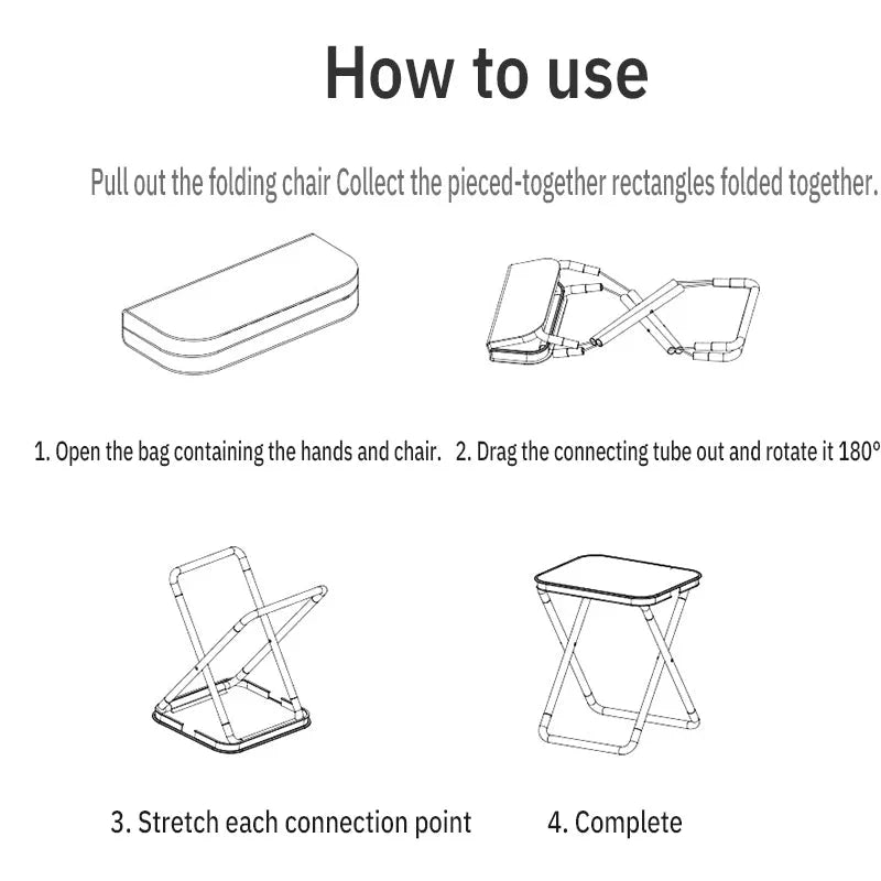 Foldable UltraLite Compact Stool - Wholesalus