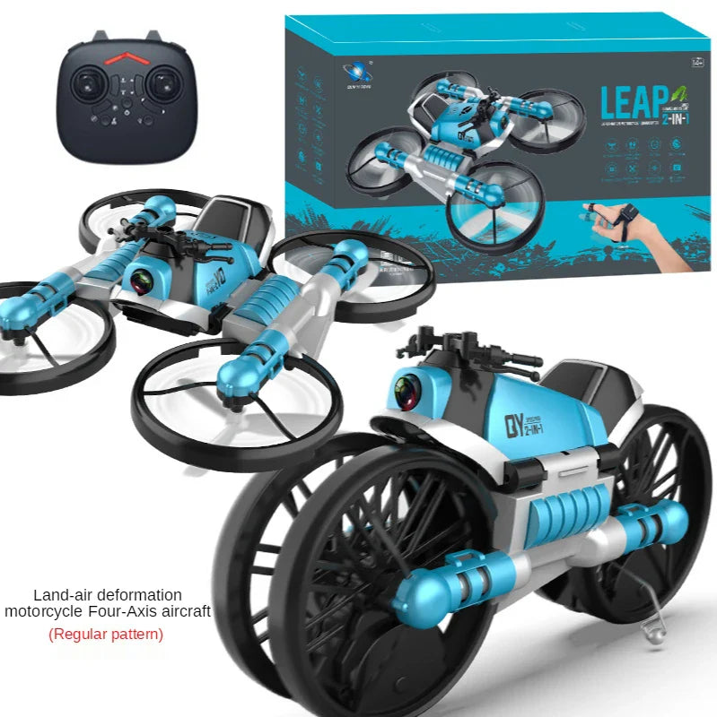 2 In 1 Foldable Motorcycle And Drone - Wholesalus