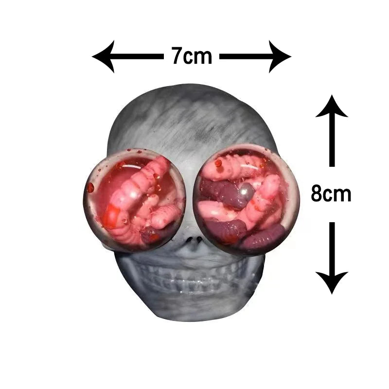 Skull Head Squeeze Fidget Toy - Wholesalus