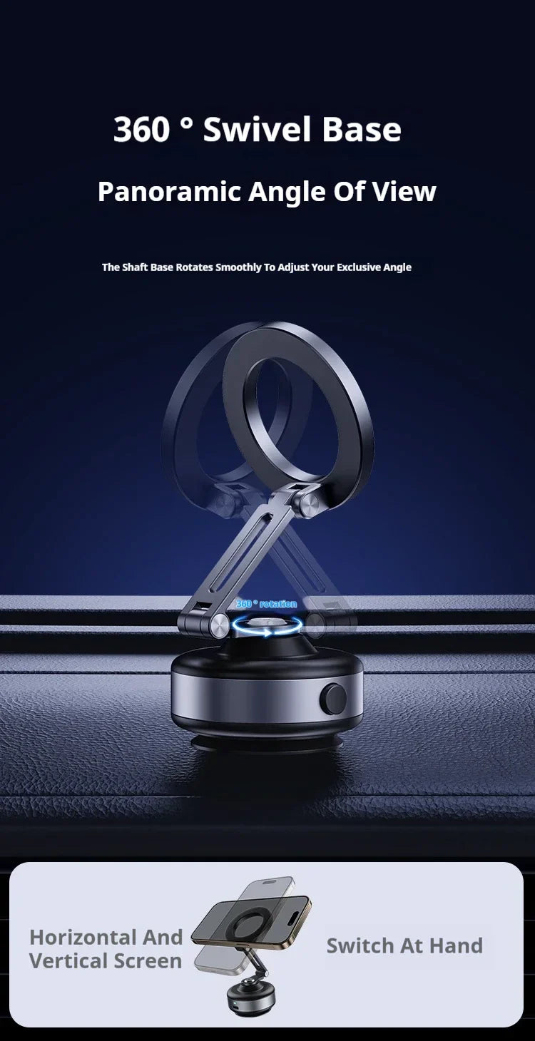 Magnetic Vacuum Adsorption Phone Holder - Wholesalus