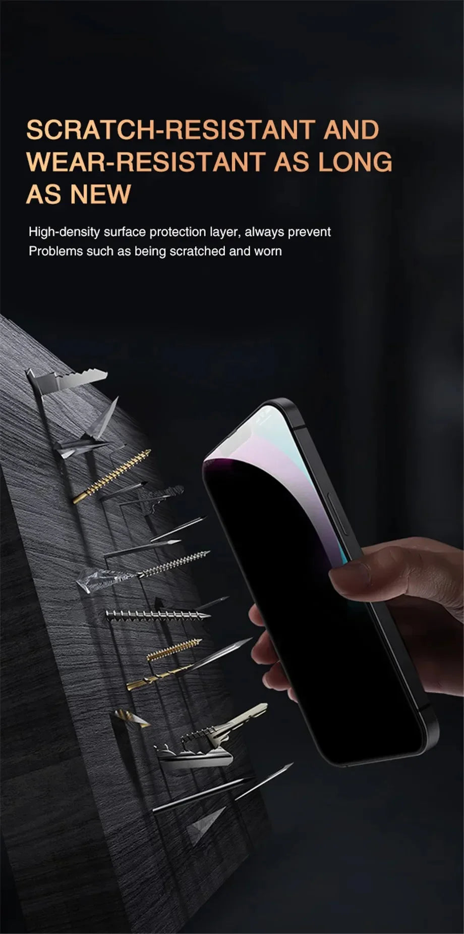 Privacy Screen Protector Anti Scratch Shield - Wholesalus