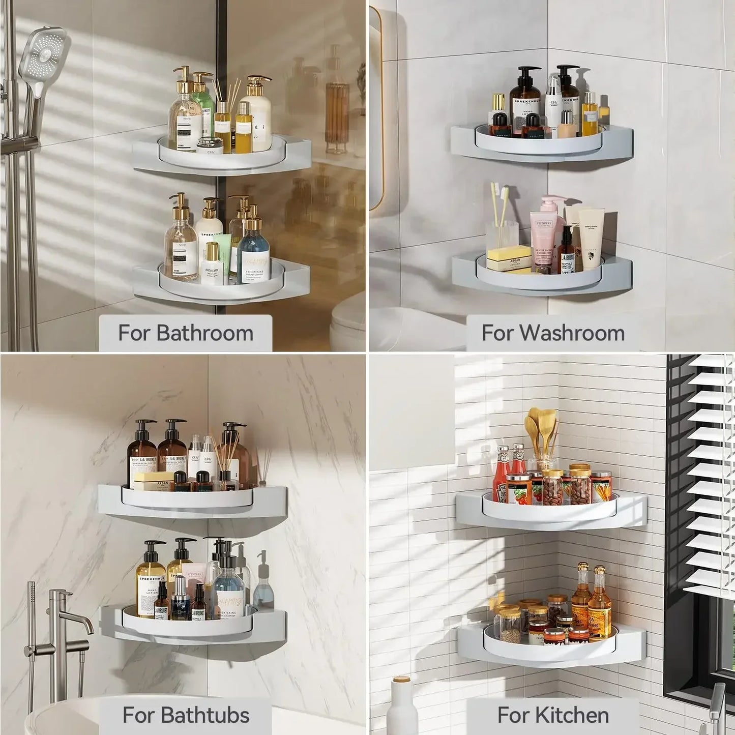 Rotating Corner Shelf - Wholesalus