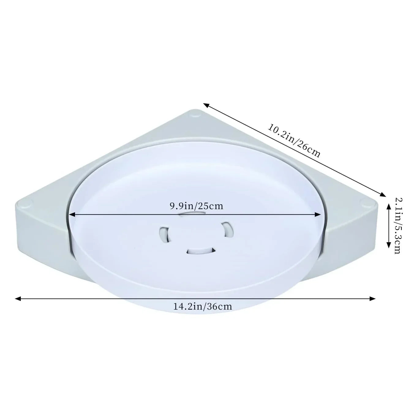 Rotating Corner Shelf - Wholesalus