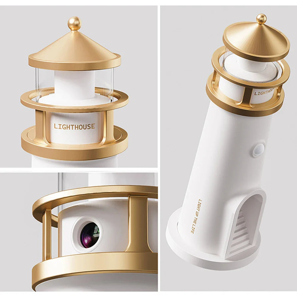 Lighthouse Moon Projection Room Decor - Wholesalus