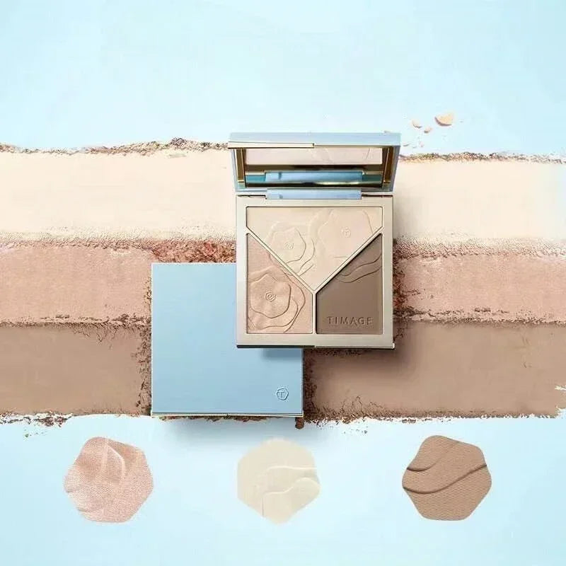 Three-Dimensional 3 in 1 Contouring Palette - Wholesalus