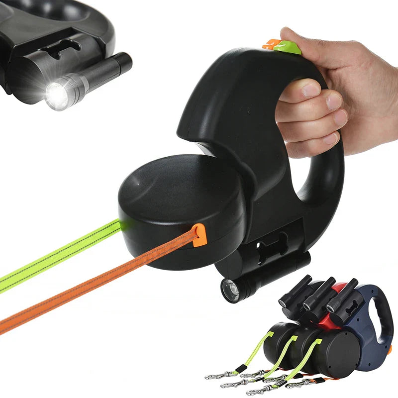 Zero Tangle Retractable Pet Walking Leash - Wholesalus