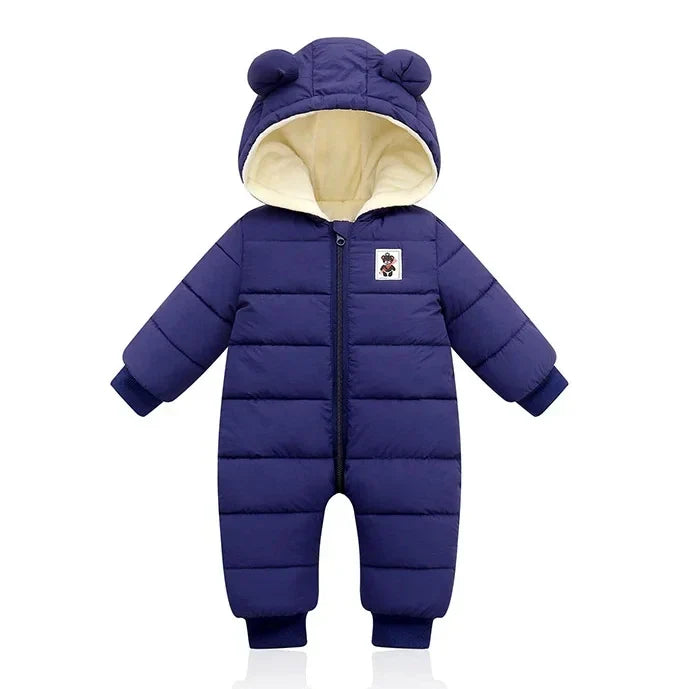 Baby Winter Hooded Jumpsuit - Wholesalus