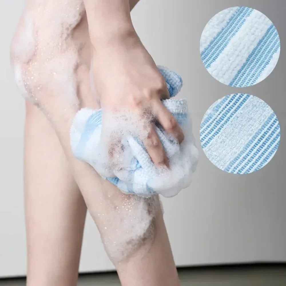 Exfoliating Shower Sponge Scrub Towel - Wholesalus