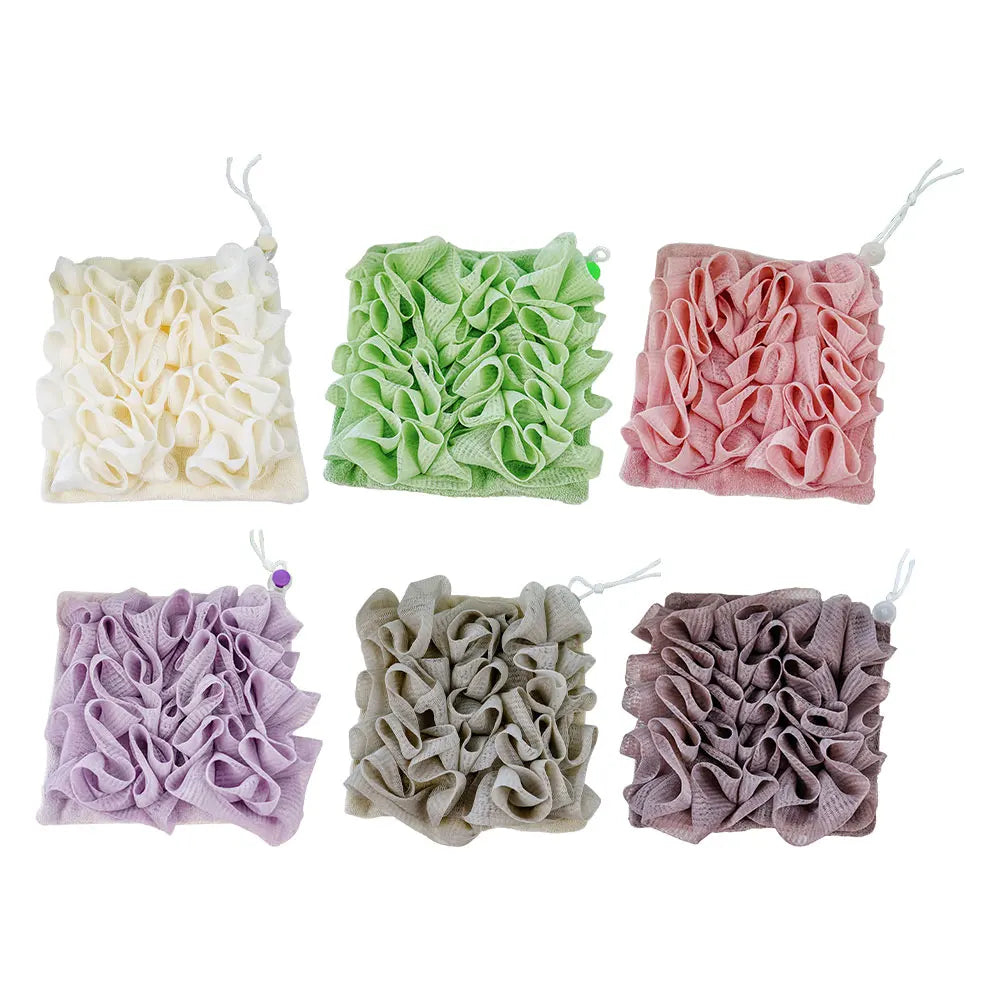 2-In-1 Exfoliating Mesh Shower Sponge - Wholesalus