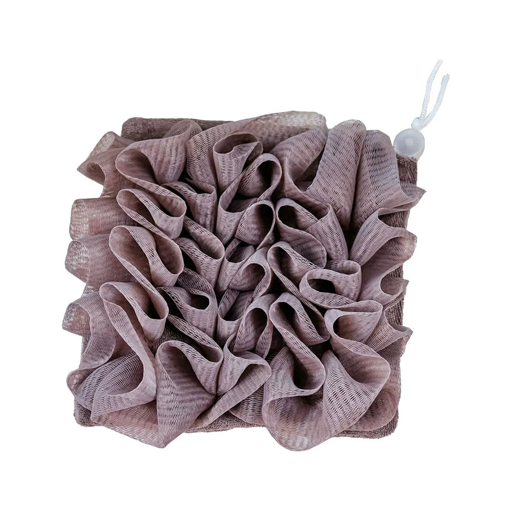 2-In-1 Exfoliating Mesh Shower Sponge - Wholesalus