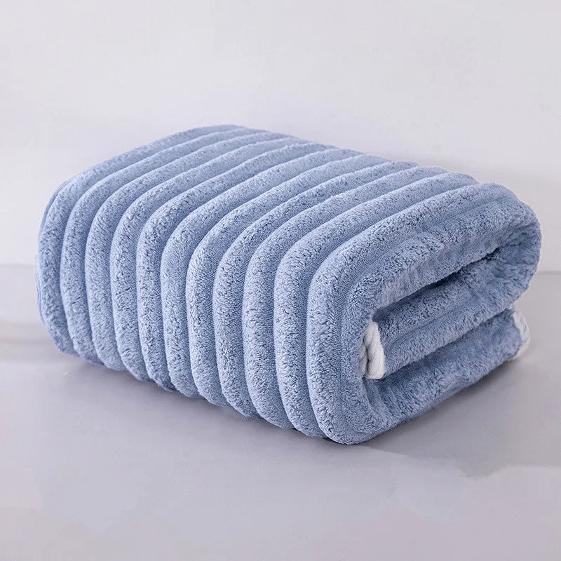 Quick Absorption Coral Plush Towel - Wholesalus