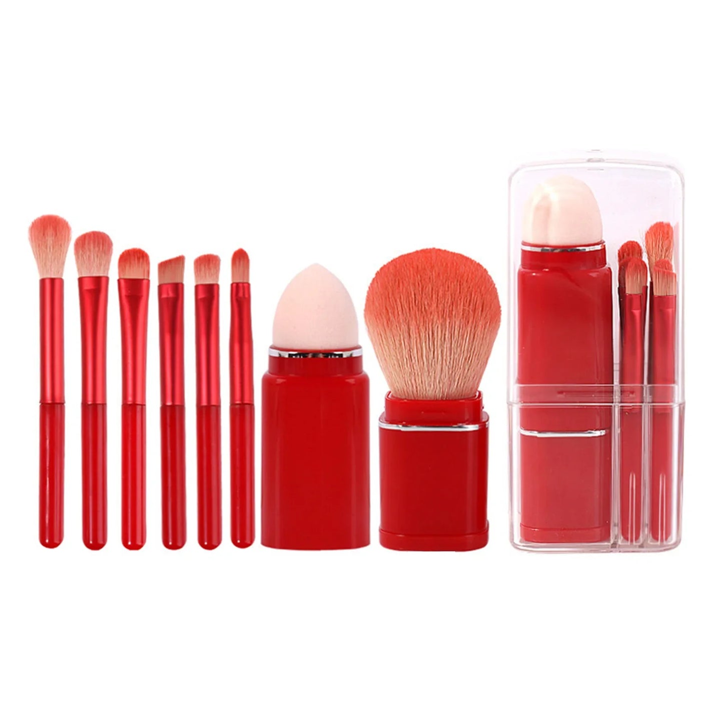 8Pcs Portable Makeup Brushes Set - Wholesalus