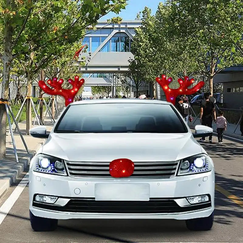 Christmas Reindeer Antlers For Cars - Wholesalus