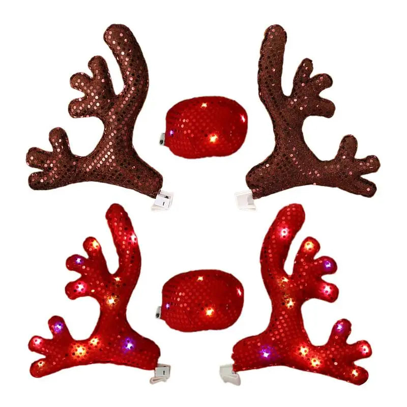 Christmas Reindeer Antlers For Cars - Wholesalus