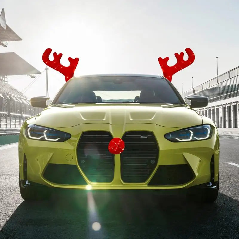 Christmas Reindeer Antlers For Cars - Wholesalus