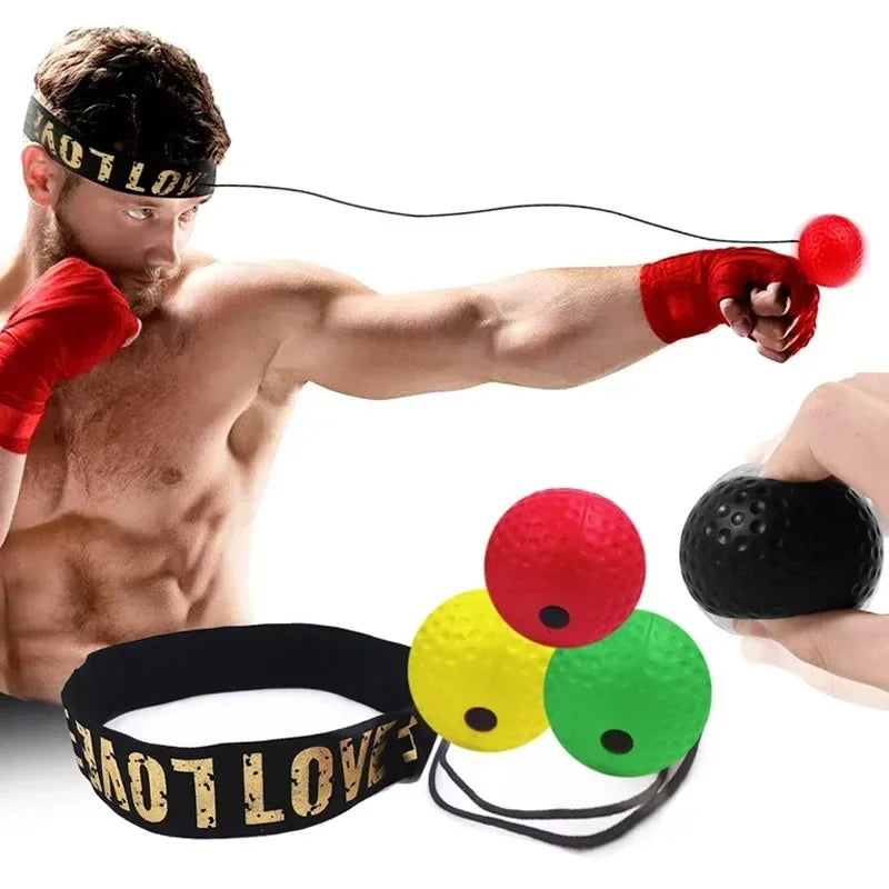 Head Mounted Boxing Reflex Ball Trainer - Wholesalus