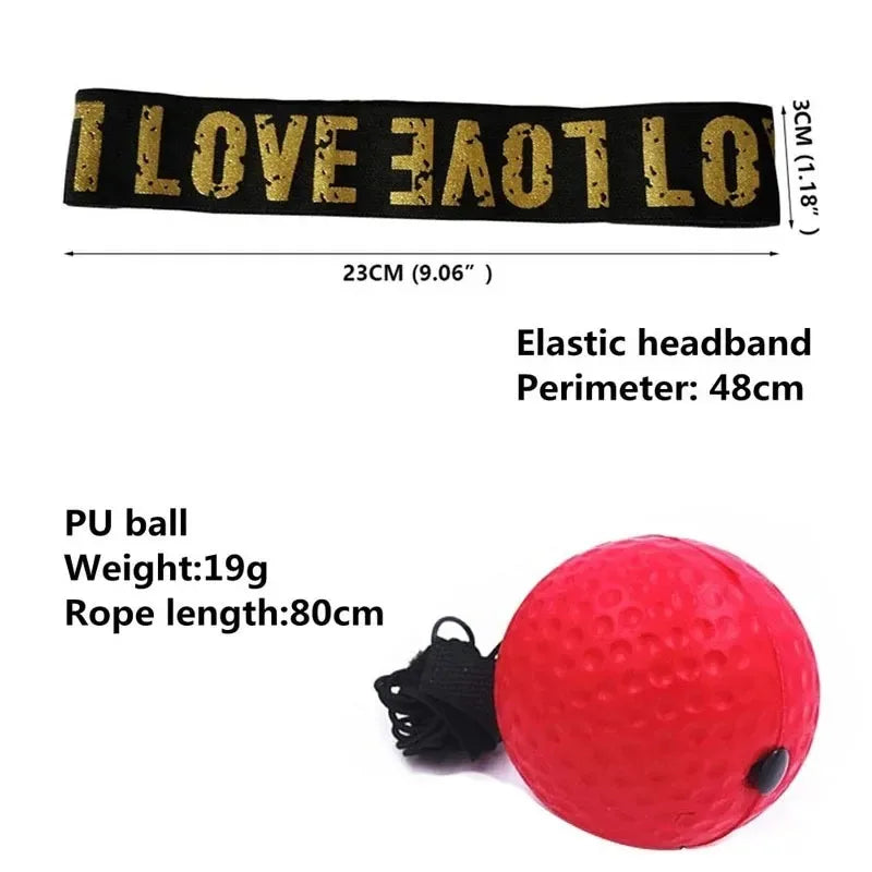 Head Mounted Boxing Reflex Ball Trainer - Wholesalus