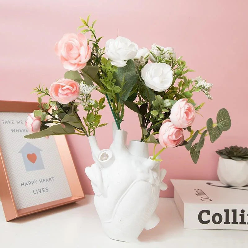 Heart Shaped Flower Vase - Wholesalus
