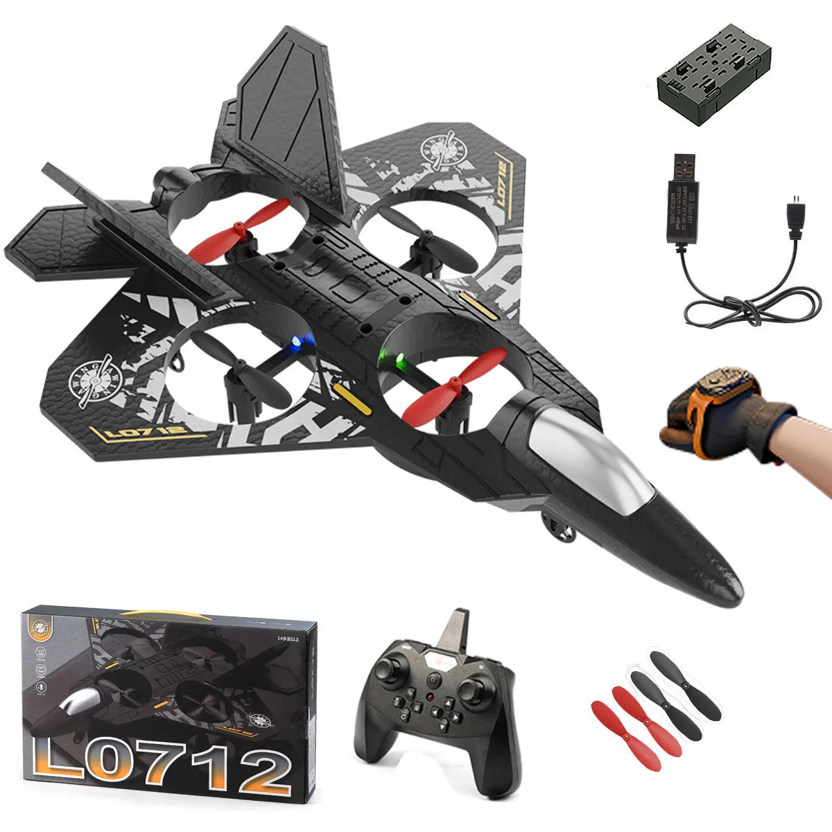 Remote Control Gravity Sensor Aircraft Toy - Wholesalus