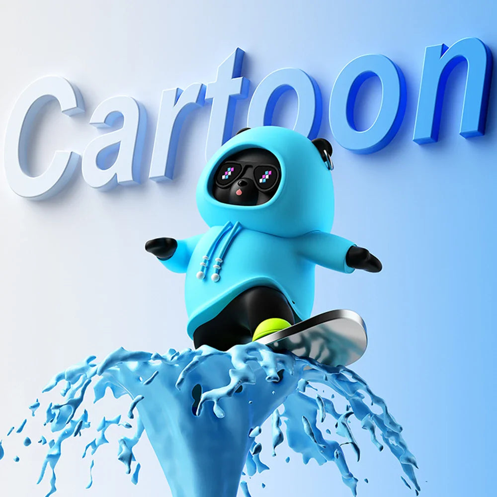 Car Dashboard Sliding Panda - Wholesalus