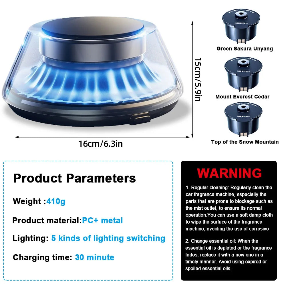Solar Car Fragrance Humidifier - Wholesalus