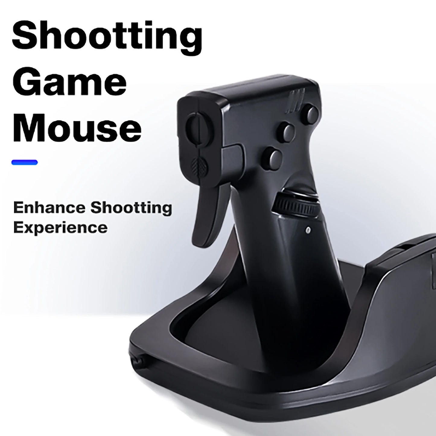 Ergonomic Gun Style Gaming Mouse - Wholesalus