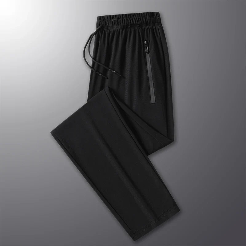 High Elastic Ice Silk Casual Pants - Wholesalus
