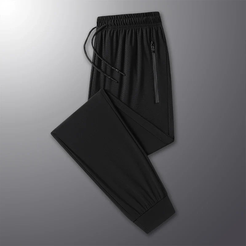 High Elastic Ice Silk Casual Pants - Wholesalus