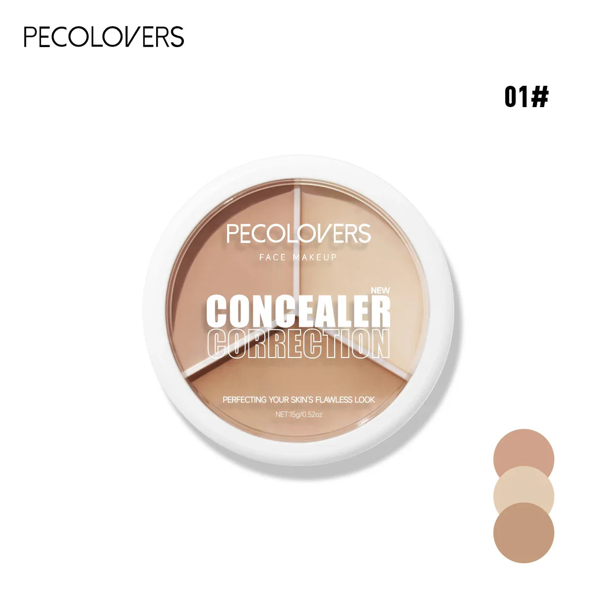 3 In 1 Colors Concealer Cream - Wholesalus