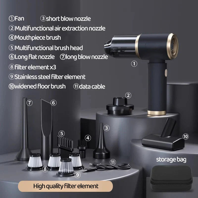 Handheld Suction and Blow Vacuum Cleaner - Wholesalus