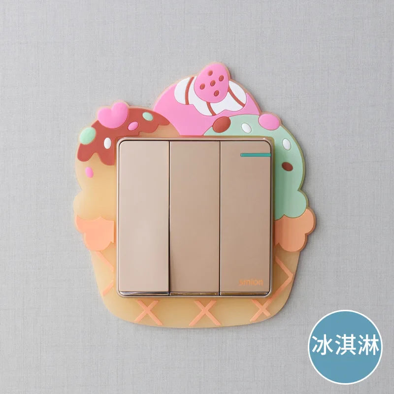 Luminous Silicone Socket Stickers - Wholesalus