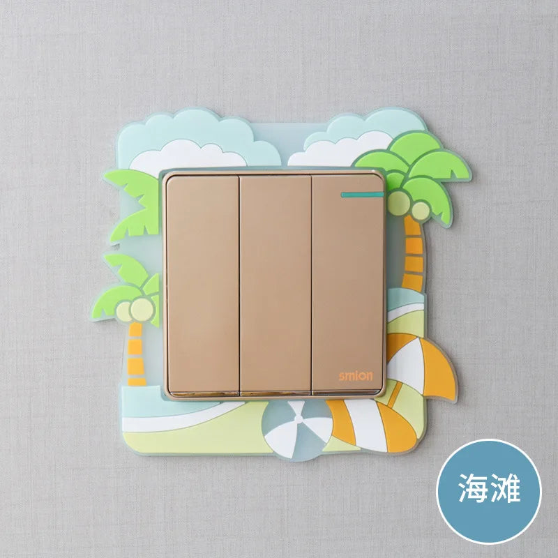 Luminous Silicone Socket Stickers - Wholesalus