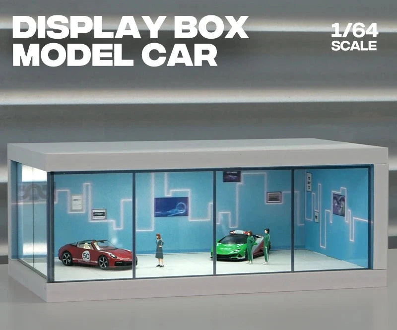 Miniature Car Garage Display - 1 Storey - Wholesalus