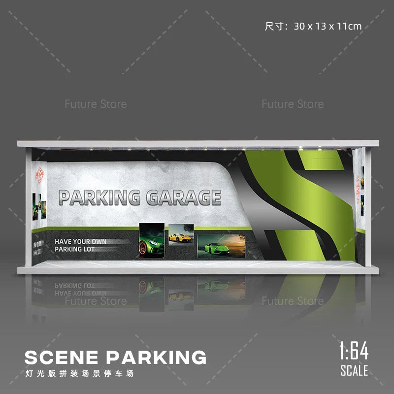 Miniature Car Garage Display - 1 Storey - Wholesalus