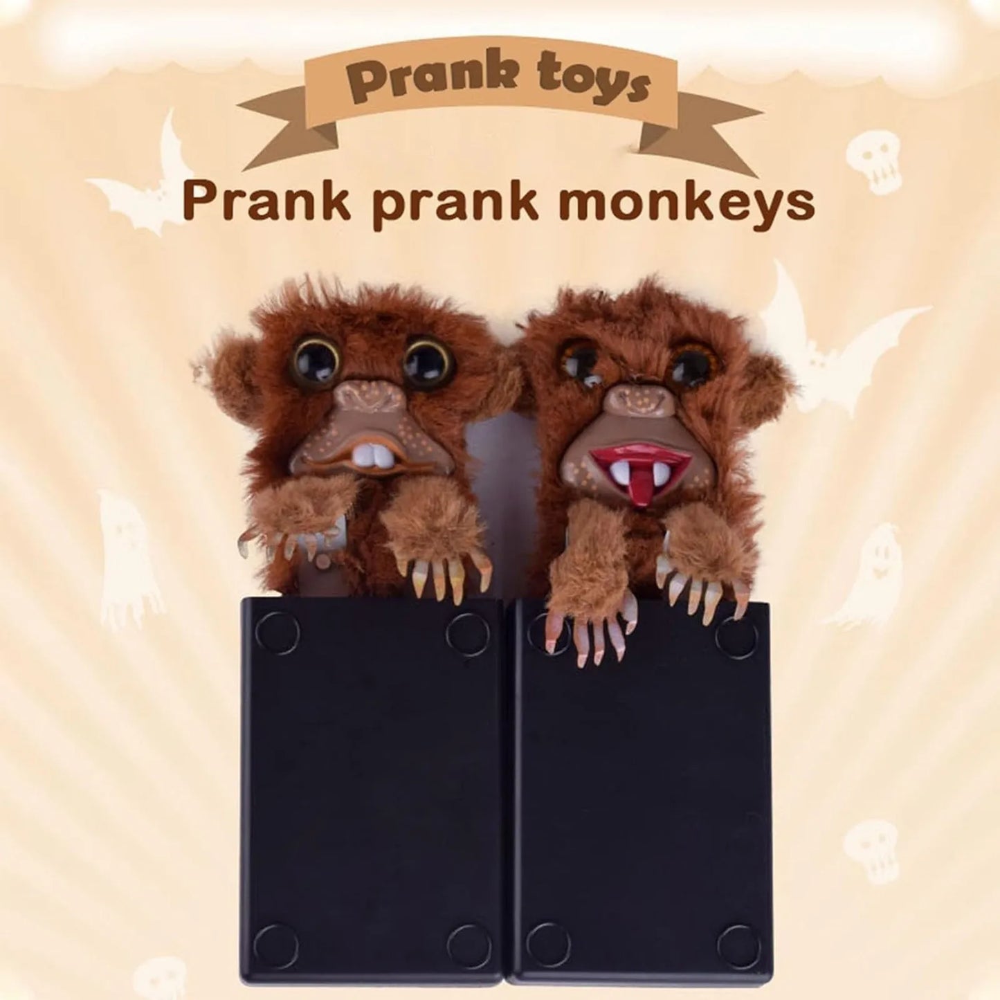 Pop-Up Prank Monkey Toy - Wholesalus
