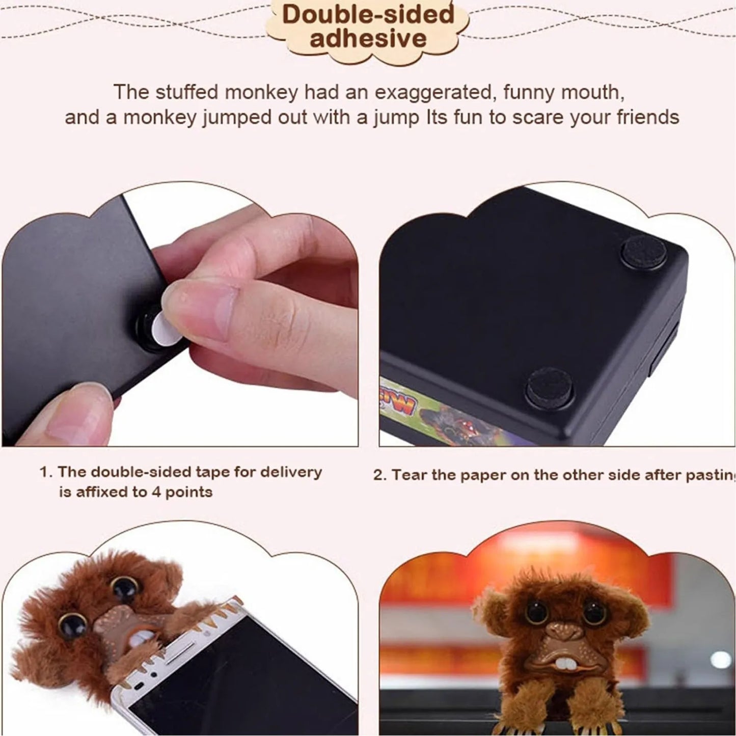 Pop-Up Prank Monkey Toy - Wholesalus