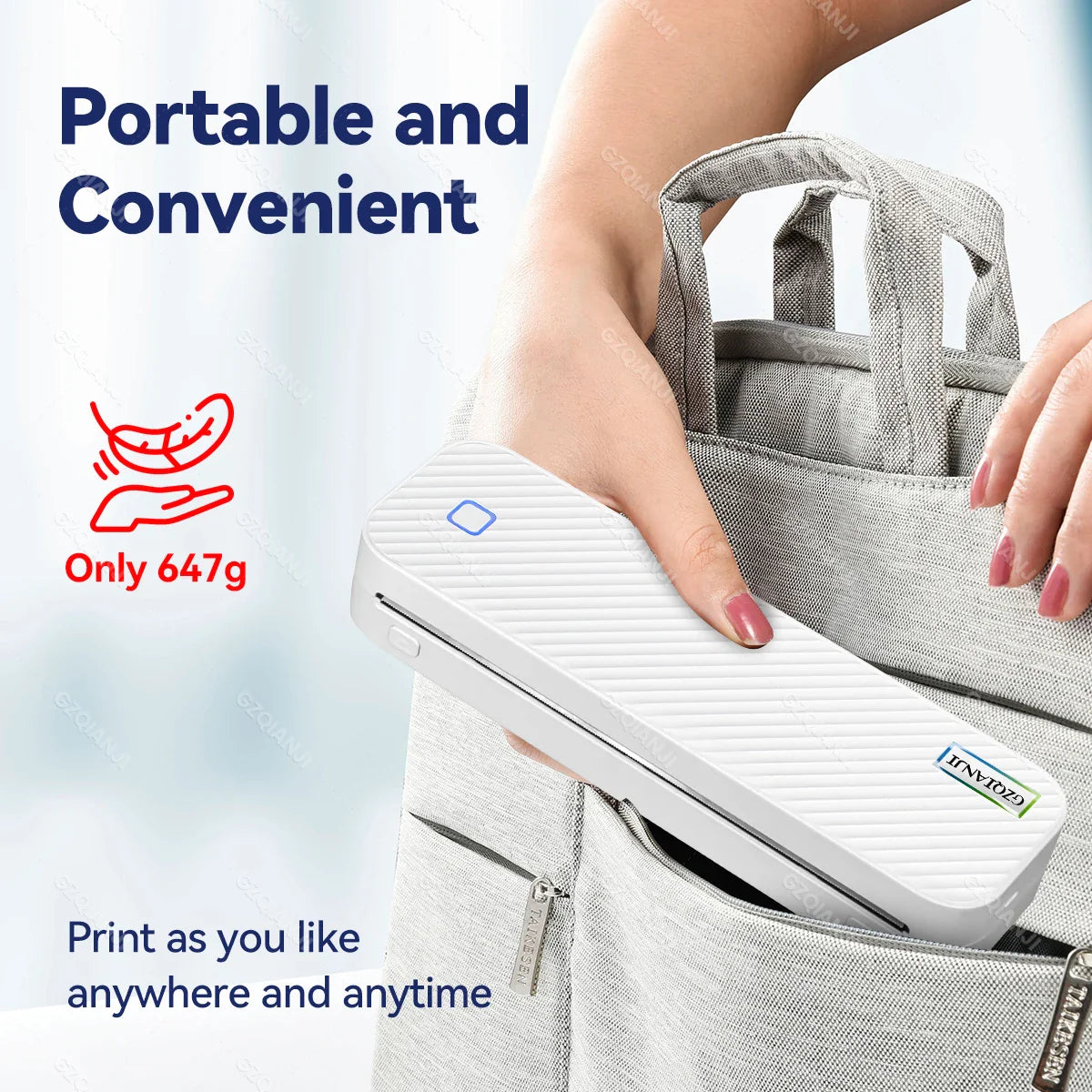 Portable Inkless Bluetooth A4 Thermal Printer - Wholesalus