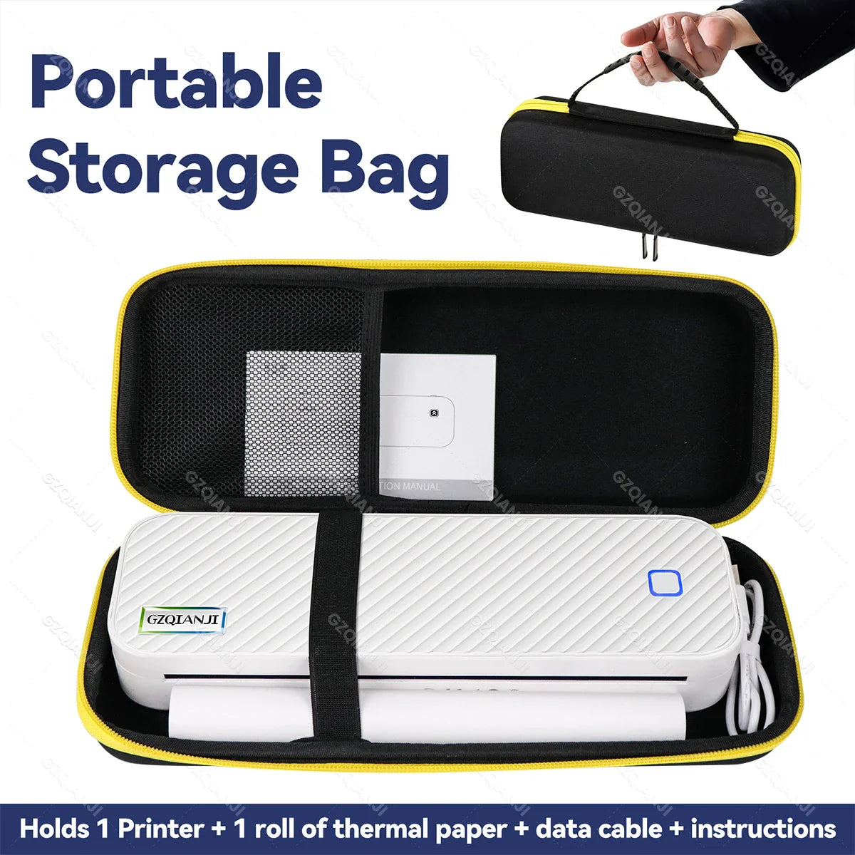 Portable Inkless Bluetooth A4 Thermal Printer - Wholesalus