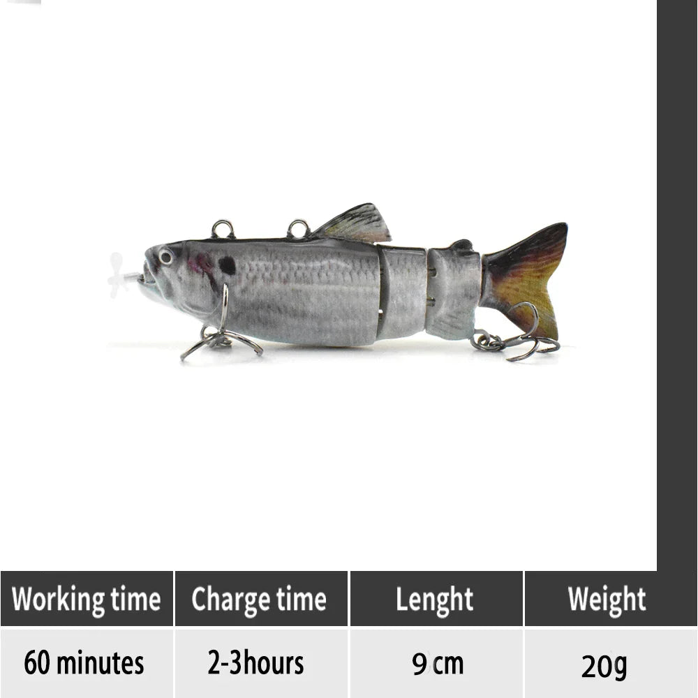 USB Rechargeable Robotic Fishing Lure - Wholesalus