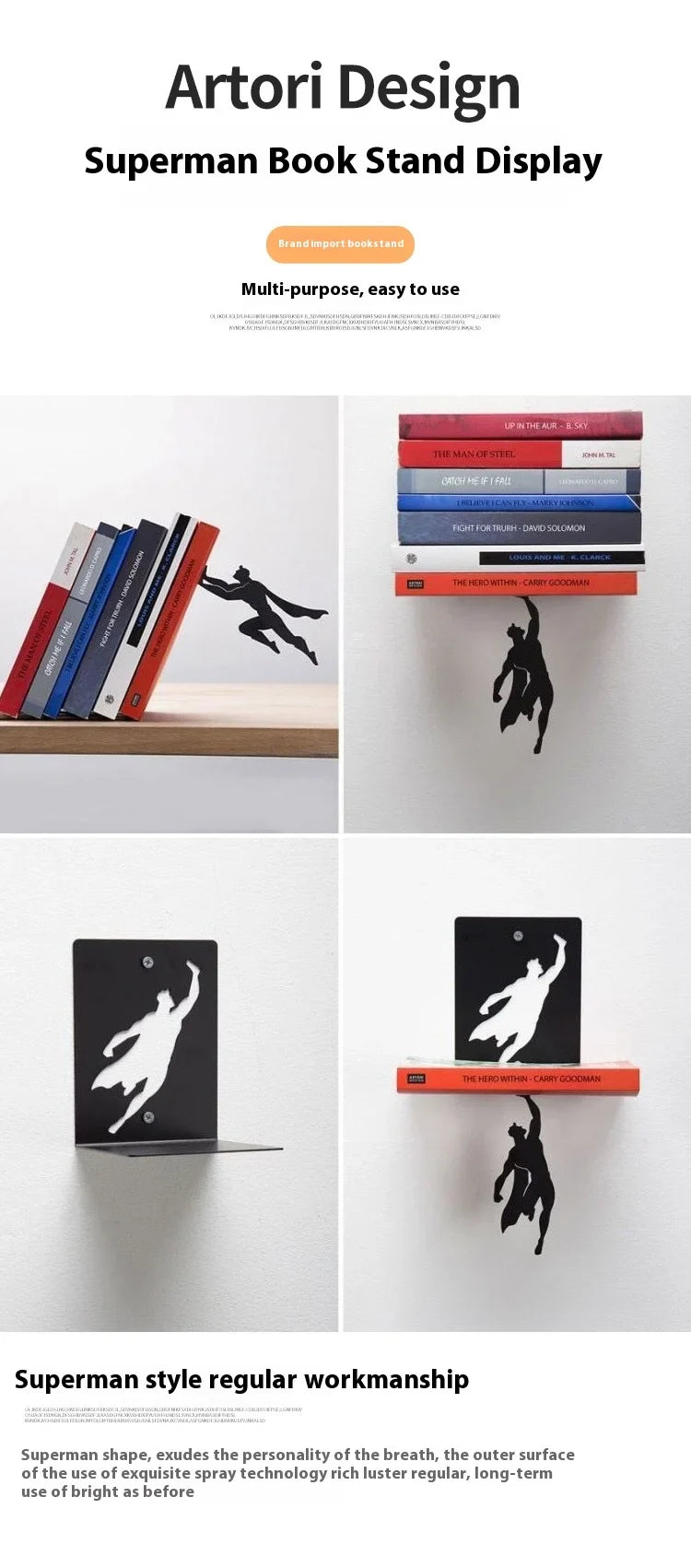 SteelGuard HeroHold Bookshelf - Wholesalus