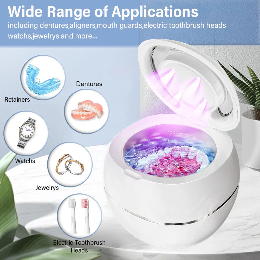 Mini Portable UV Ultrasonic Cleaner - Wholesalus