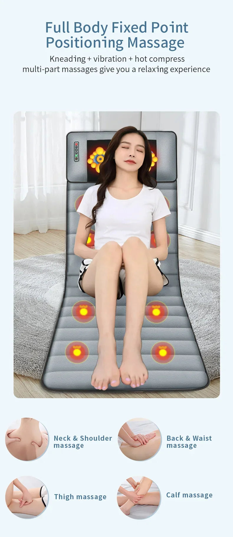 Electric Full Body Massage Mattress - Wholesalus