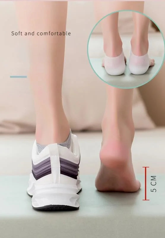 Unisex Invisible Height Increase Silicone Insole - Wholesalus