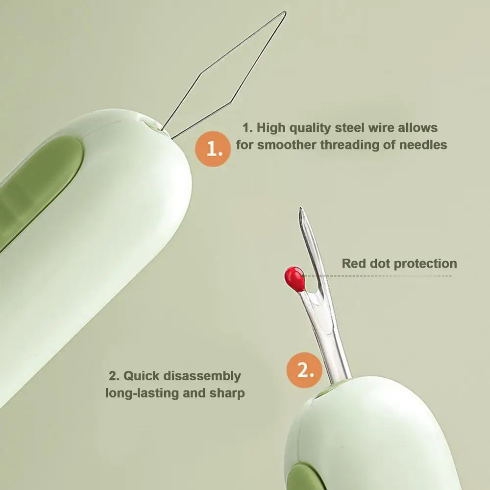 2 in 1 Needle Threader Seam Ripper - Wholesalus